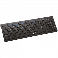 Клавиатура Smartbuy Slim 206, USB мультимедийная, черный