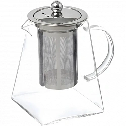 Чайник заварочный AROMA, объем 1 л, из боросиликатного стекла,105039