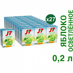 Сок J7 яблоко 0,2л