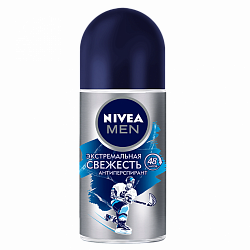 NIVEA MEN 50мл Aqua cool шар Дезодорант для тела Экстремальная защита