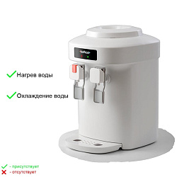 Кулер HotFrost D65E, наcтольный, электронный, белый