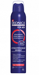 DEONICA FOR MEN 200мл Дезодорант для тела Антибактериальный эффект спрей