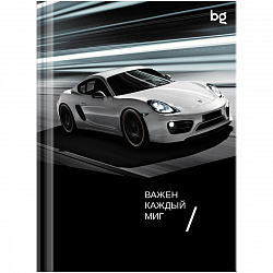 Бизнес-блокнот А6, 80л., BG "Гонки", глянцевая ламинация