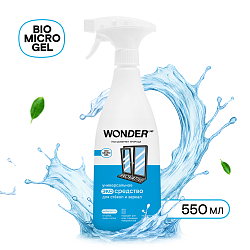 Универсальное экосредство Wonder Lab для стёкол и зеркал, 550 мл