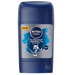 NIVEA MEN 50мл стик Дезодорант для тела Экстремальная свежесть
