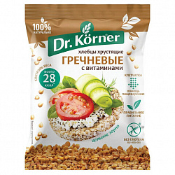 Хлебцы гречневые Dr.Körner с витаминами хрустящие 11г