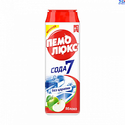ПЕМОЛЮКС Чистящий порошок Яблоко 480 г