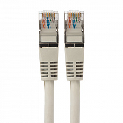 Rexant Пaтч-корд F/UTP, категория 5e, RJ45-RJ45, экранированный, 24AWG, LSZH, серый, 3м