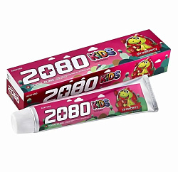 2080 Dent al Clinic Зубная паста ДЕТСКАЯ КЛУБНИКА 80г