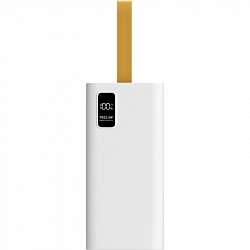 Внешний аккумулятор PERO PB08 40000 mAh,Li-Pol,output USB-C + 4USB-A,белый