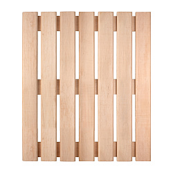 Решетка на пол для бани и сауны Банные штучки, ольха, 60 x 70 x 4 см