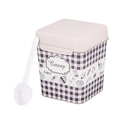 Банка для сыпучих продуктов Альтернатива Плетенка, с ложкой, 1,2 л, сахар