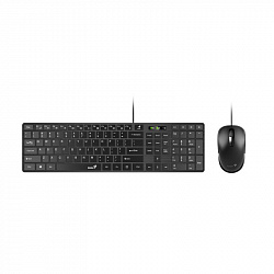 Набор клавиатура+мышь Genius SlimStar C126 (USB), Black (31330007402)