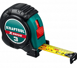 Рулетка KRAFTOOL X-Drive, 3 м х 19 мм (34122-03-19)