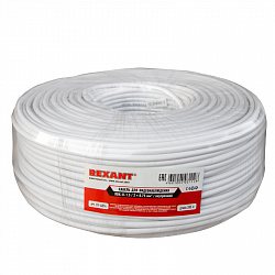 Кабель КВК-В-1,5+2x0,75 мм² (Cu/Cu) белый (бухта 200 м) REXANT