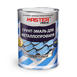 Грунт-эмаль для металлопрофиля Master Prime, 2 кг, RAL 7024, графитовый серый