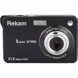 Фотоаппарат Rekam iLook S990i black metallic