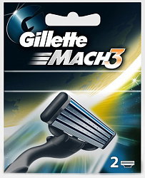 GILLETTE Кассеты MACH 3 (2шт.)