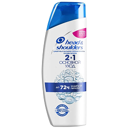 HEAD&SHOULDERS Шампунь Основной уход 2 в 1, 200 мл.