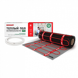 Теплый пол, нагревательный мат REXANT PRO, RNX -3-660, двухжильный, с экраном, площадь 3 м², 0.5х6 м, 660 Вт