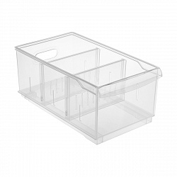 Контейнер универсальный Econova Rolly, 168 x 305 x 129 мм, 5 л, прозрачный