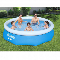 Бассейн надувной Bestway Fast Set, 305 x 76 см, 3800 л