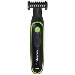 Триммер для бороды POLARIS PHC 0303RB, 3 насадки, длина 0.2-5 мм, беспроводной, черный, 45802