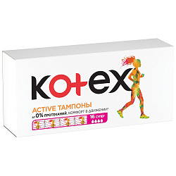 KOTEX Тампоны ЭКТИВ СУПЕР 16 шт