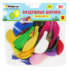 Воздушные шарики Paterra круглые 30 шт