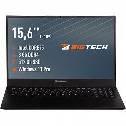 Ноутбук BigTech R157 (R157-I4A9W) i5-1235U/8Gb/512Gb SSD/15.6/W11P