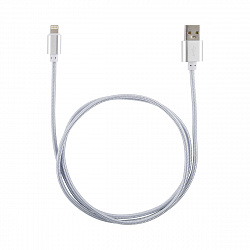 Кабель Energy ET-01, USB - micro-USB, 1 м, серебро