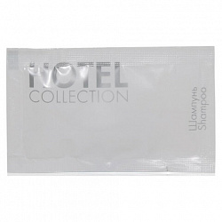Шампунь одноразовый 10 мл, КОМПЛЕКТ 500шт, HOTEL COLLECTION, саше, флоупак, ш/к 00527, 2000313