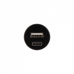 Автозарядка в прикуриватель REXANT АЗУ USB-A+USB-C, 2.4 A черная
