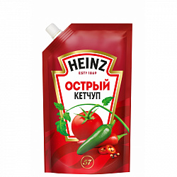 Кетчуп Heinz Острый дой-пак, 320 г