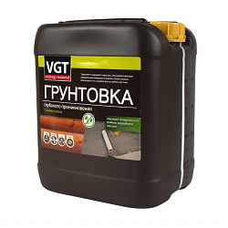 Грунтовка глубокого проникновения с антисептиком VGT ВД-АК-0301, 5 кг