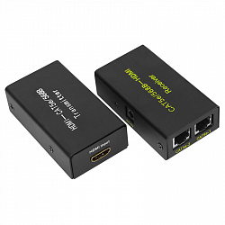 HDMI удлинитель по витой паре RJ-45(8P-8C) кат. 5е/6, передатчик+приемник REXANT