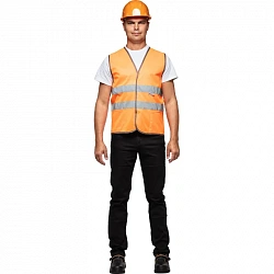 Жилет сигнальный Тип2Т, цв.оранж.(р.ХХХL/60-62)