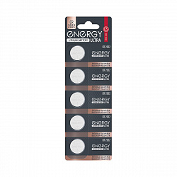 Батарейка Energy Ultra CR2032/5B, типоразмер CR2032, 5 шт