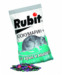 Средство от крыс и мышей Rubit Зоокумарин+, зерновая смесь, 400 г