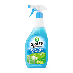 Средство для мытья стекол и зеркал Grass Clean Glass Голубая лагуна, 600 мл