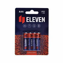 Батарейка Eleven AAA (LR03) алкалиновая, BC4