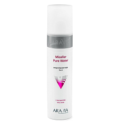 ARAVIA Professional Мицеллярная вода 3 в 1 Micellar Pure Water с экстрактом готу кола, 250 мл