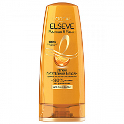 L'OREAL Elseve 400мл Бальзам-ополаскиватель для волос Питательный 6 масел с маслами марулы и камелии