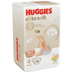 Подгузники Huggies Elite Soft 8-14 кг 19 шт