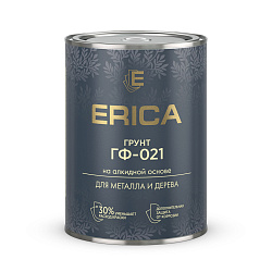 Грунт ГФ-021 Erica, матовый, 0,8 кг, серый