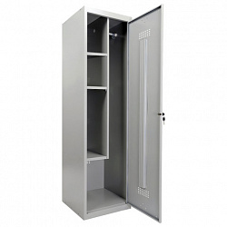 Шкаф металлический хозяйственный Практик ML-11-50У 2 отделения 1830х500х500 мм, разборный