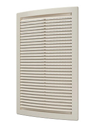 Вентиляционная решетка Era 2030РЦ Ivory, пластиковая, с сеткой, 200 x 300 мм
