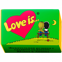 Жевательная резинка Love is..., яблоко-лимон