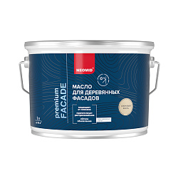 Масло для фасадов Neomid Premium Facade, шелковисто-матовое, 2 л, слоновая кость