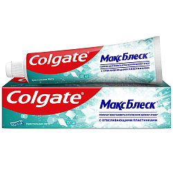 COLGATE Зубная паста МАКС БЛЕСК Кристальная мята, 100мл